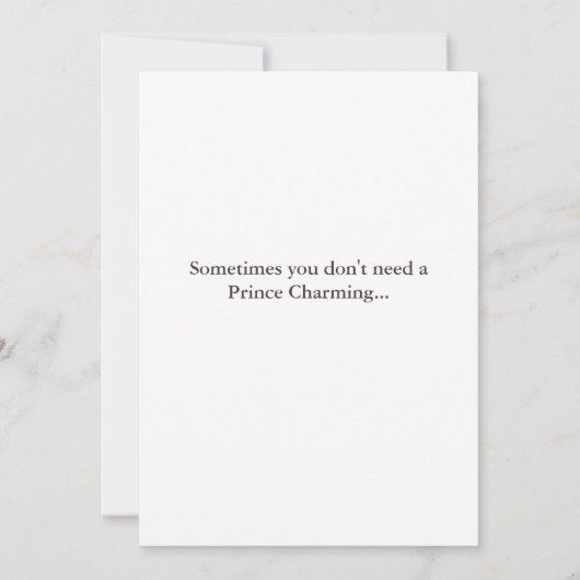 レズビアンのかわいいカップルの後結婚ずっと幸せに カード (裏面)