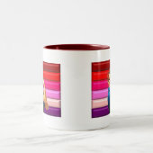 レズビアンのプライド ツートーンマグカップ (中央)