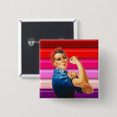 レズビアンのプライド 缶バッジ (正面&裏面)