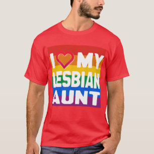 レズビアンの叔母さん – -.png tシャツ