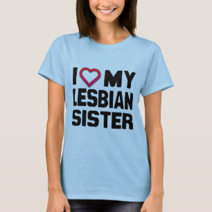 レズビアンの妹が好きです – .png tシャツ