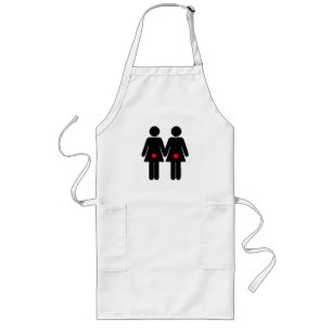 レズビアンの恋人 ロングエプロン