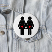 レズビアンの恋人 缶バッジ (インサイチュ)