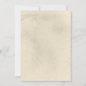 レズビアンの月のヴィンテージ結婚式 招待状 (裏面)