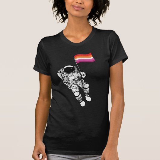 レズビアンの月女性 Tシャツ (正面)