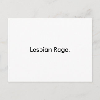 レズビアンの激怒 ポストカード