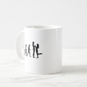 レズビアンの結婚の進化 コーヒーマグカップ (正面左)