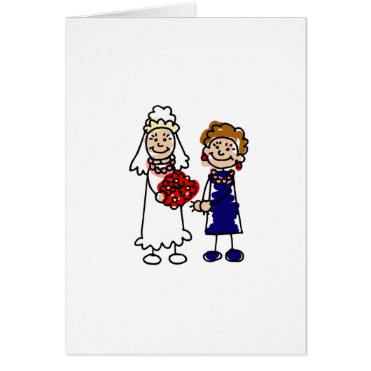 レズビアンの結婚式1の花嫁 (正面)