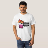 レズビアンの若者を守ろう Tシャツ (正面フル)