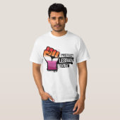 レズビアンの若者を守ろう Tシャツ (正面フル)