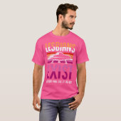 レズビアンは好きであろうとなかろうと存在するエイリアンUf Tシャツ (正面フル)
