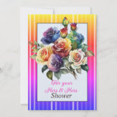 レズビアンふたりのシャワー ノートカード (正面)