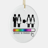 レズビアンへの改善 セラミックオーナメント (右)