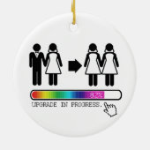レズビアンへの改善 セラミックオーナメント (裏面)