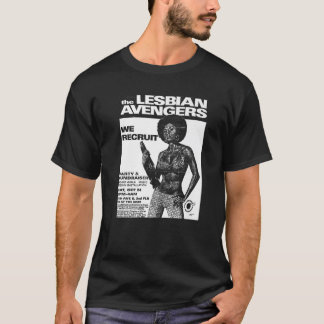 レズビアンアベンジャーズレトロヴィンテージレズビアン同性愛者LGBTQ Tシャツ
