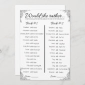 レズビアンウェディングシャワーの試合は、むしろ彼女が 招待状 (正面/裏面)