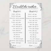 レズビアンウェディングシャワーの試合は、むしろ彼女が 招待状 (正面)