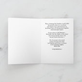 レズビアンカップルの結婚おめでとう カード (内部)