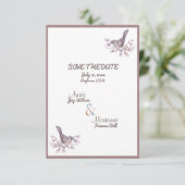 レズビアンカップルダスティブルゴーニュバラ金ゴールドアンパサンド セーブザデート (スタンド正面)