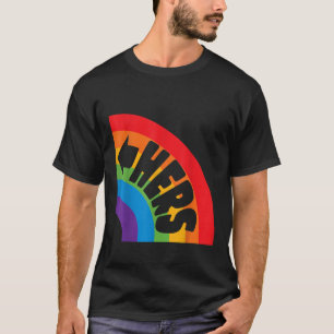 レズビアンカップルマッチングゲイプライドLGBTレインボーフー Tシャツ