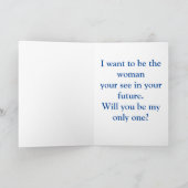 レズビアンカップル折り畳みカード サンキューカード (内部)