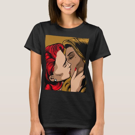 レズビアンキス Tシャツ (正面)