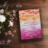 レズビアングラデーション国旗のラ結婚イト 招待状