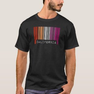 レズビアンゲイバーコードプライドカリフォルニア同性愛者エステート Tシャツ