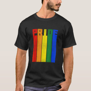 レズビアンゲイLGBTQプライド月虹フラグTシャツ Tシャツ