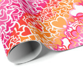 レズビアンサンセットプライドスクイグル ラッピングペーパー (ロールコーナー)