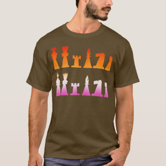 レズビアンチェスプレーヤーLGBTゲイプライドチェス Tシャツ