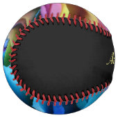 レズビアンチームプライドレインボーバラフローラカップル名 ソフトボール (正面左)