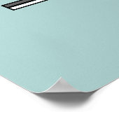 レズビアンパーソナライズされた夫人の結婚贈り物 ポスター (角)