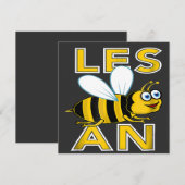 レズビアンビー Les Bee An LGBT ギフ 招待状 (正面/裏面)