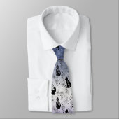 レズビアンブッチプライドブラックキャット – Mystical Witchy ネクタイ (タイ)