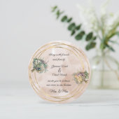 レズビアンブライダルブーケ結婚フローラ 招待状 (スタンド正面)