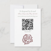 レズビアンブリデスリージェンシーピンクローズ 出欠カード (裏面)