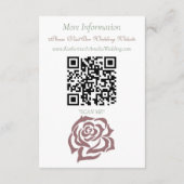 レズビアンブリーズリージェンシーピンクローズ エンクロージャーカード (裏面)