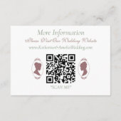 レズビアンブリーズリージェンシーピンクローズ エンクロージャーカード (裏面)