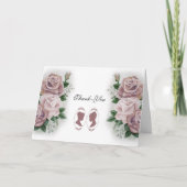 レズビアンブリーズリージェンシーピンクローズ サンキューカード (正面)