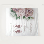 レズビアンブリーズリージェンシーピンクローズ タペストリー (正面(横))