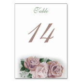 レズビアンブリーズリージェンシーピンクローズ テーブルナンバー (正面)