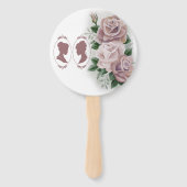 レズビアンブリーズリージェンシーピンクローズ ハンドファン (裏面)