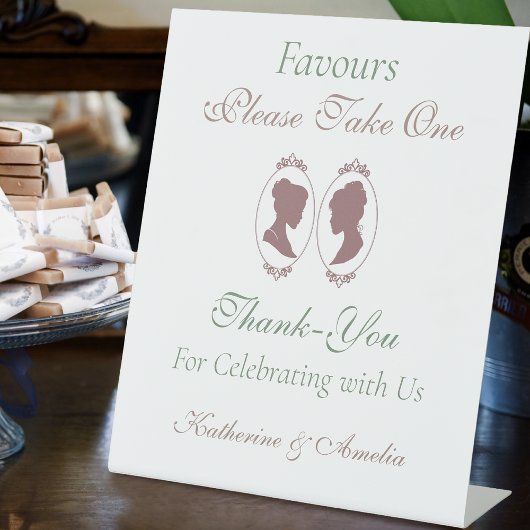 レズビアンブリーズリージェンシーピンクローズ 台座サイン