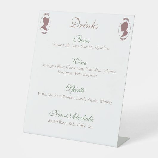 レズビアンブリーズリージェンシーピンクローズ 台座サイン (正面)