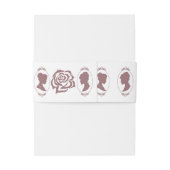 レズビアンブリーズリージェンシーピンクローズ 招待状ベリーバンド (裏面例)