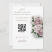 レズビアンブリーズリージェンシーピンクローズ 招待状 (裏面)