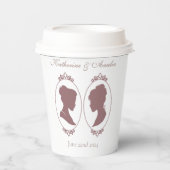 レズビアンブリーズリージェンシーピンクローズ 紙コップ (正面)