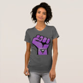レズビアンプライドレジスタンス Tシャツ (正面フル)