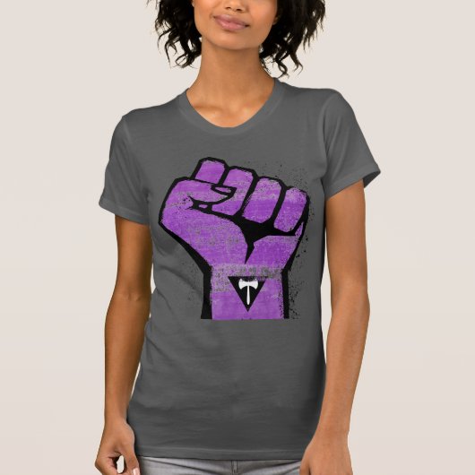レズビアンプライドレジスタンス Tシャツ (正面)